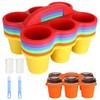 6 Pack Classroom Caddy Storage Basket with Handle,12 x 9