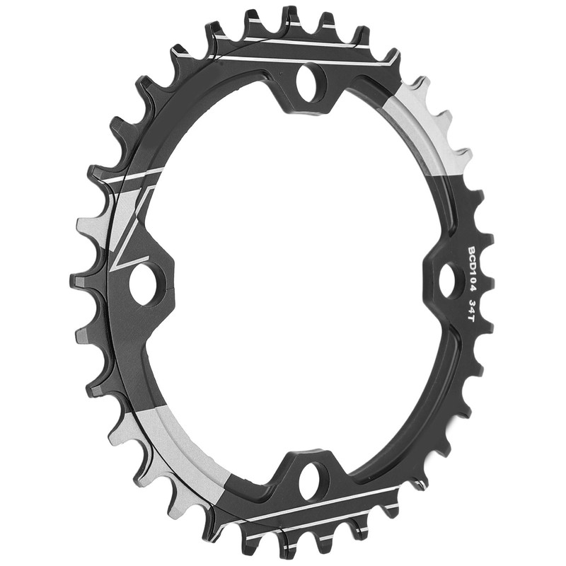 Lebycle 34T Mountain Bike Chain Wheel Rustproof Aluminum Alloy Positive