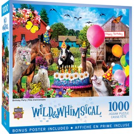 MasterPieces 1000 Piece Jigsaw Puzzle for Adults, Family, Or Youth - Birthday Party - 19.25"x26.75"