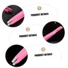 WOONEKY Beauty 4pcs Eyebrow Clamps Stainless Steel Tweezer Comb Ergonomic
