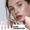 Natural Glow Illuminator Glotion, Hydrating Makeup Highlighter for Face &