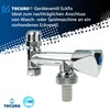 tecuro 22255 Corner Fix Device Valve for Mounting on Angle