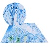 Bathroom Curtain with Hook Waterproof Elastic Hanging Shower Curtain for