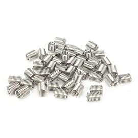 50Pcs Wire Thread Insert Screw Hole Repair Bushing Protection Socket US Units 5/16in‑18x2D
