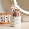 DooGooCoo DooGooCoo Makeup Brush Holder [Upgrade] [Dustproof & Waterproof] 360