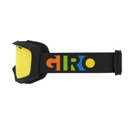 Giro Grade Youth Snow Goggles - Party Blocks Strap with Yellow Boost Lens (2021)