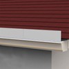 4 Pcs Gutter Valley Splash Guards,Aluminum Rain Diverter Roofing Gutter
