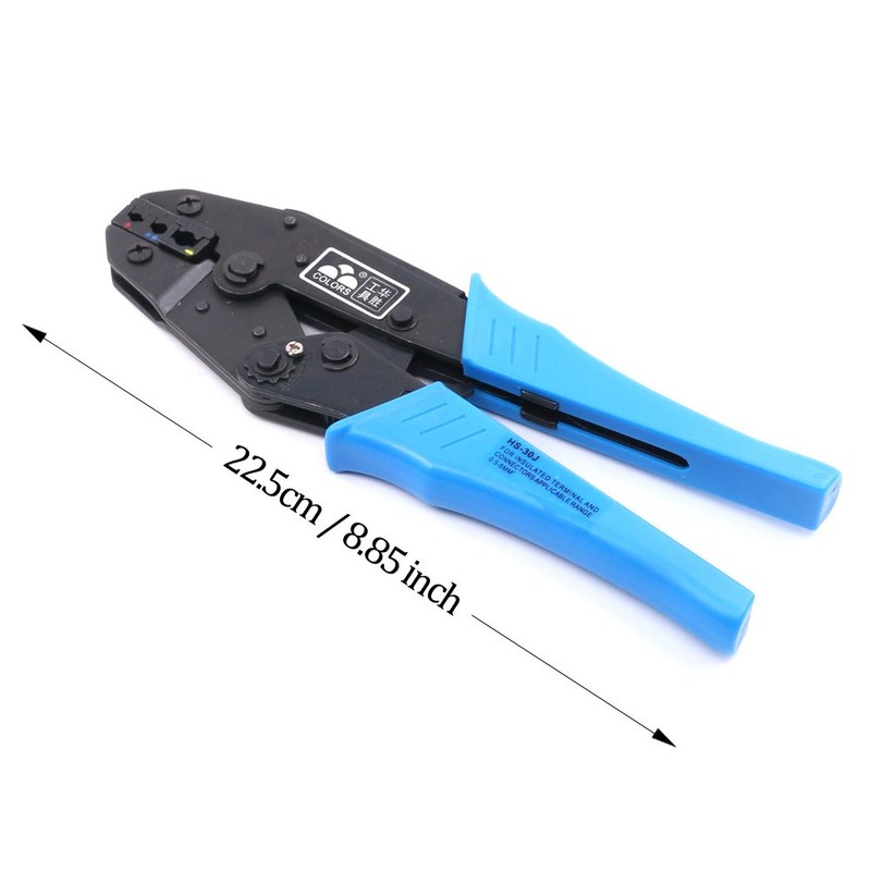 Hilitchi Professional Insulated Wire Terminals Connectors Ratcheting Crimper Tool for