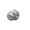 Schlage F51A PLY 619 Plymouth Door Knob, Keyed Entry Lock,