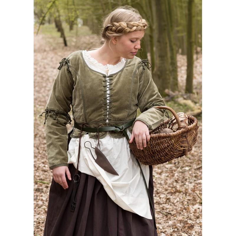 Battle-Merchant Long Medieval Cotton Apron for Medieval Viking LARP or