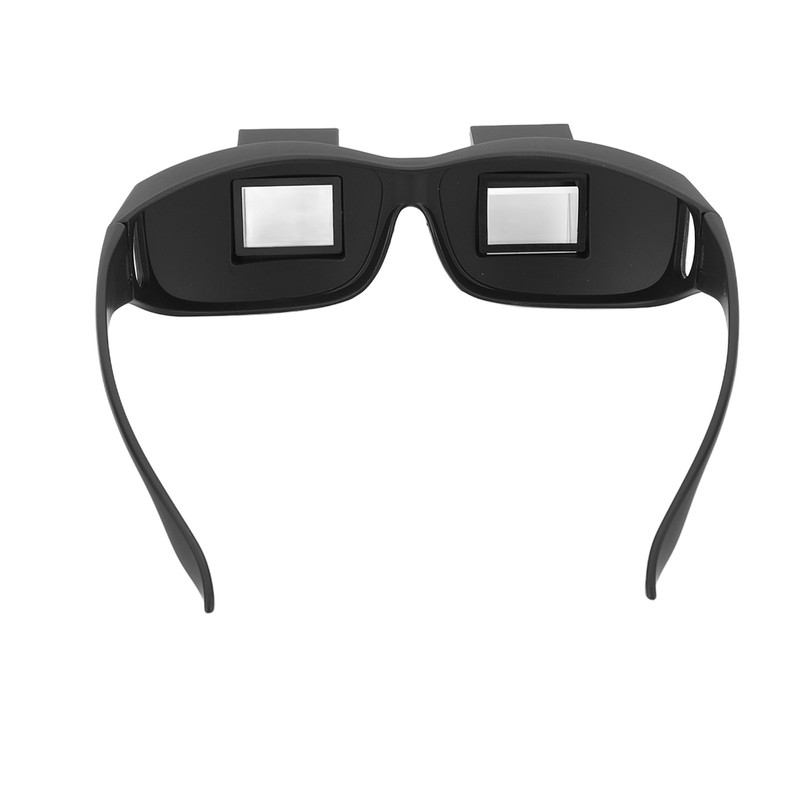 Prism Glasses Stylish Compact Black Large Resin Glass 16cm Frame