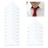 100 Pcs Collar Stays for Polo Shirts Collar Stays for