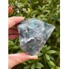 GAF TREASURES Standing Rainbow Fluorite Top Polished Point – Semi