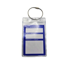 2 Pack Stroller is Wheelchair Tag Mobility Device Medical Alert Tag for Stroller Bags Wagon Handicap Sign