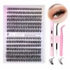 Generic Pawotence Lash Extension Kit DIY 280pcs Lash Clusters Eyelash
