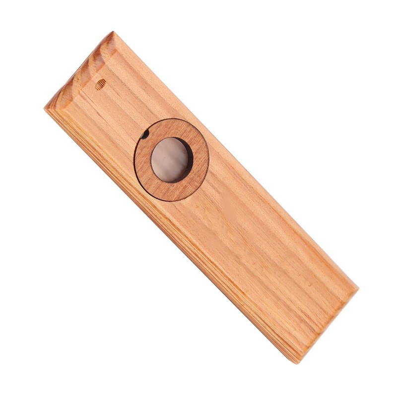 Wood Kazoo Flute Wooden Harmonica Accompaniment Flute Music Wind Instrument