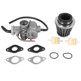 PZ20 Carburetor for 50Cc 70Cc 90Cc 110Cc 125Cc 4 Stroke Engine ATV UTVs CRF50F CRF80F XR50R with Air Fuel Filter
