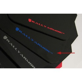 FASTMODZ Rally Armor MF1-UR-BLK/BL Compatible with 02-07 Subaru WRX/STI/RS/2.5i UR Black Mud Flap with Blue Logo