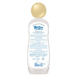 Ricitos de Oro - Body Wash y champú para el cabello y el cuerpo de bebé con avena y vainilla, hipoalergénico, 400 ml
