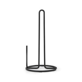 umbra キッチン ペーパーホルダー キッチン収納 キッチンペーパー ペーパースタンド 縦置き 省スペース φ170×H320mm アンブラ スクワイヤー SQUIRE 21004313040 ブラック