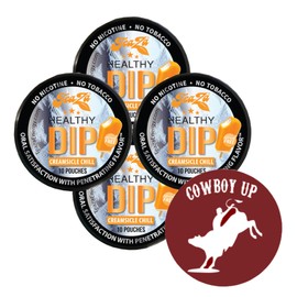 DC Crafts Nation Skin Can Cover with Teaza Herbal Energy Pouches Creamsicle 4 Cans - Cowboy