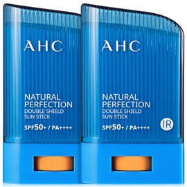 AHC Sun Stick Waterproof Sun Stick Cooling Stick Sun Cream Mix SPF50+ 22g, 2 pcs. / AHC 선스틱 워터프루프 썬스틱 쿨링 스틱선크림 혼합자차 SPF50+ 22g, 2개