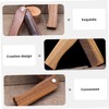 Outanaya 1set Multi-functional Wooden Pocket Comb Hair Styling Tool Portable