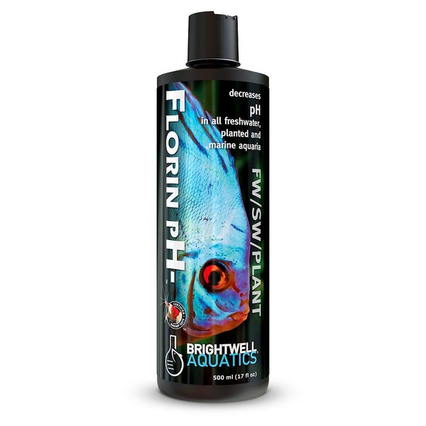 Brightwell Aquatics Florin pH- - Water Conditioner to Lower pH