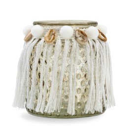 Blümelhuber Lantern - Maritime Tea Light with Shells - Boho Lantern for Indoor and Outdoor Use - Boho Wedding Decoration