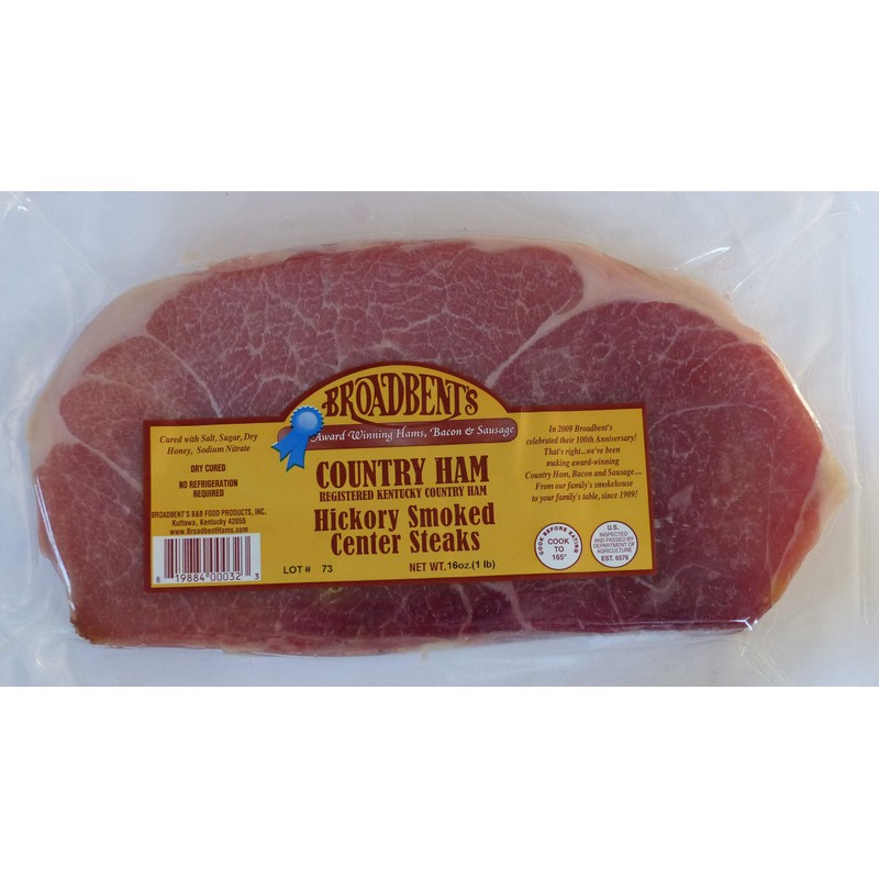 Hickory Smoked Center Steak, 1 lb and 10oz Southern Drop