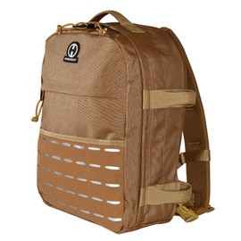 HYPERWEAR Hyper Ruck, 20L Rucking Backpack Coyote Brown (empty) 3 Rucking Weight-Plate/Laptop Sleeves
