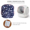 Curtain for Self Cleaning Cat Litter Box,Reduces Cat Litter Bounce,