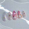 Real gangster Sunset Moonstella handmade nail tips - Almond /