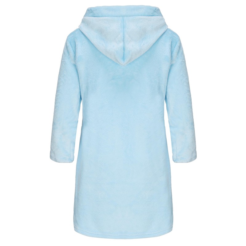 Childlike Me Girls Fleece Hooded Robes Soft Plush Bathrobe for