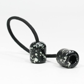 Zeekio Atomz Begleri - Aluminum Beads - Zippered Case and Extra Cord Included! (Black/Silver)