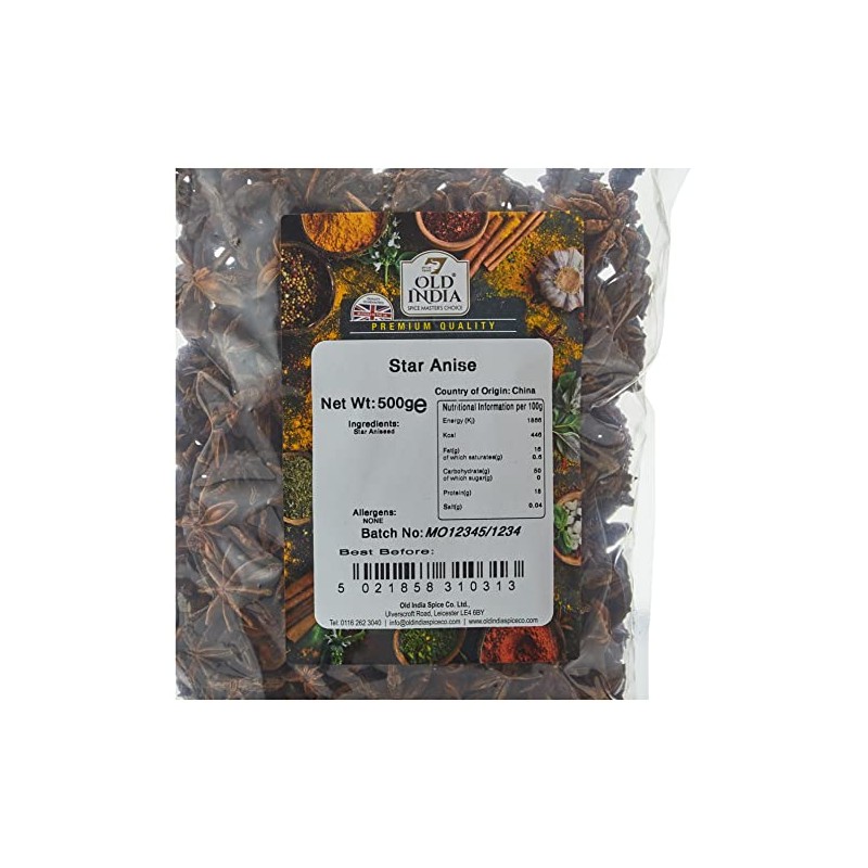 Old India Star Anise 500g