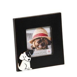 walther design Portrait Frame, Black, 3.5x3.5 inch