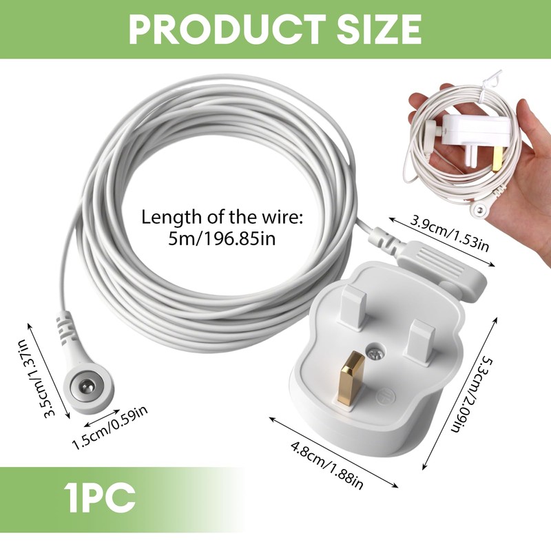 UK Grounding Socket Grounding Cord Cable with UK Plug 15