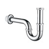 Ibergrif M20506 P Trap 1 1/4", Universal Tubular Siphon, Brass