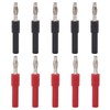5Set J.20012 Banana Plug Connector 4mm Male to 2mm Female