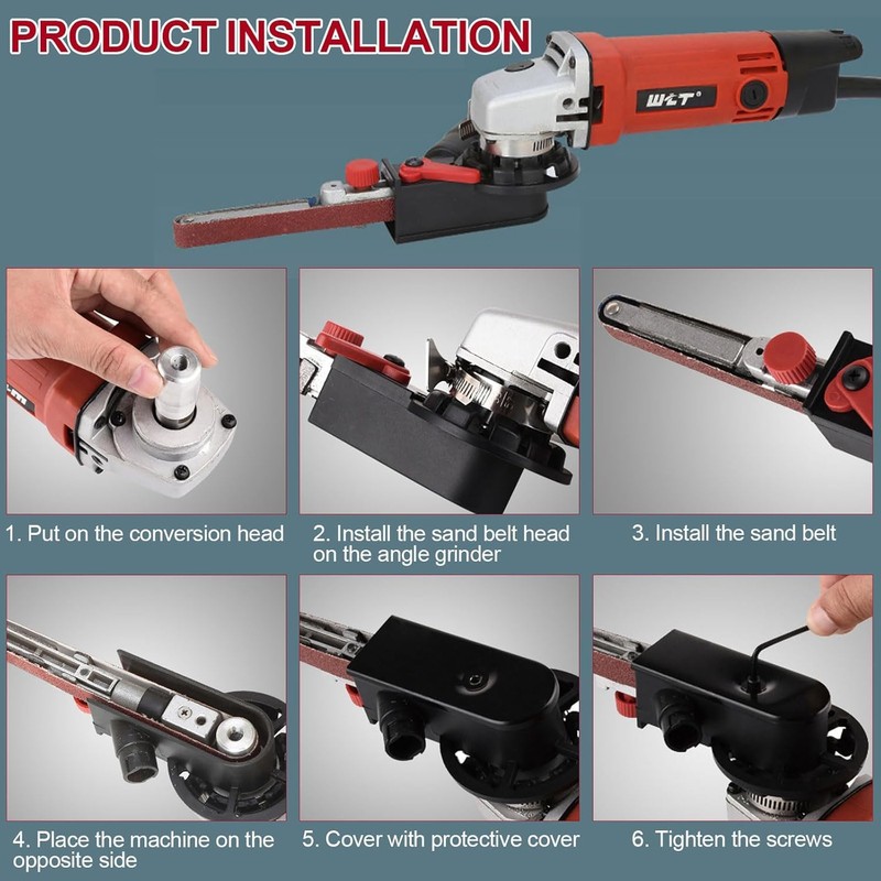 Angle Grinder to Belt Sander, Belt Sander Adapter for Angle