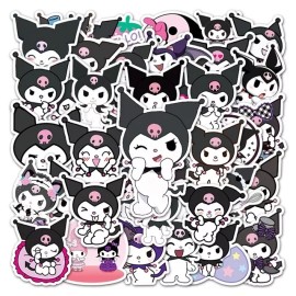 Sanrio 10pcs Kuromi | Water Resistant | Sanrio Inspired | Decals Decoration
