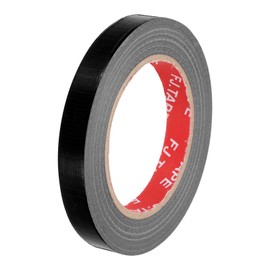 MECCANIXITY Cloth Bookbinding Repair Tape Roll 0.51 Inch x 45 Yards Black