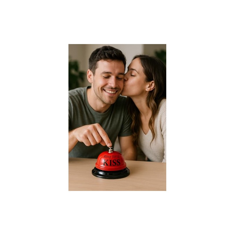 Ring for a Kiss Red and Black 8.5cm Diameter Funny