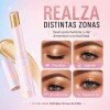 Sombra En Barra Dorada Glitter Para Ojos Haculier