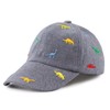 Pesaat Dinosaur Boys Girls Caps Embroidery Fashion Baby Baseball Caps