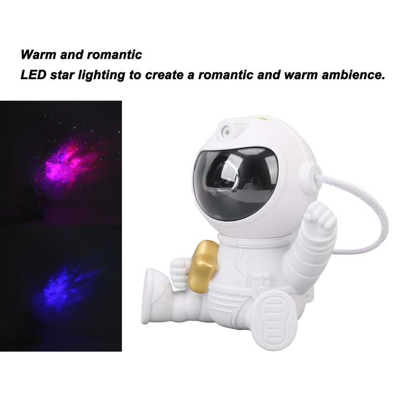 Spaceman Star Projector Night Light LED Remote Control Projection Lamp