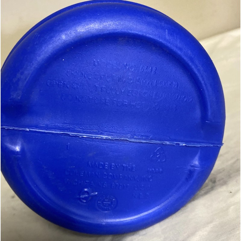 Coleman 1/3 Gallon DOW Jug Blue Wide Mouth Bail Handle