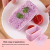 GVSAVY 3-Pack Sushi Molds, 1 Sushi Roll Mat, 1 Rice