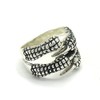 Sterling silver ring solid 925 Claws Raven Dragon Biker Gothic